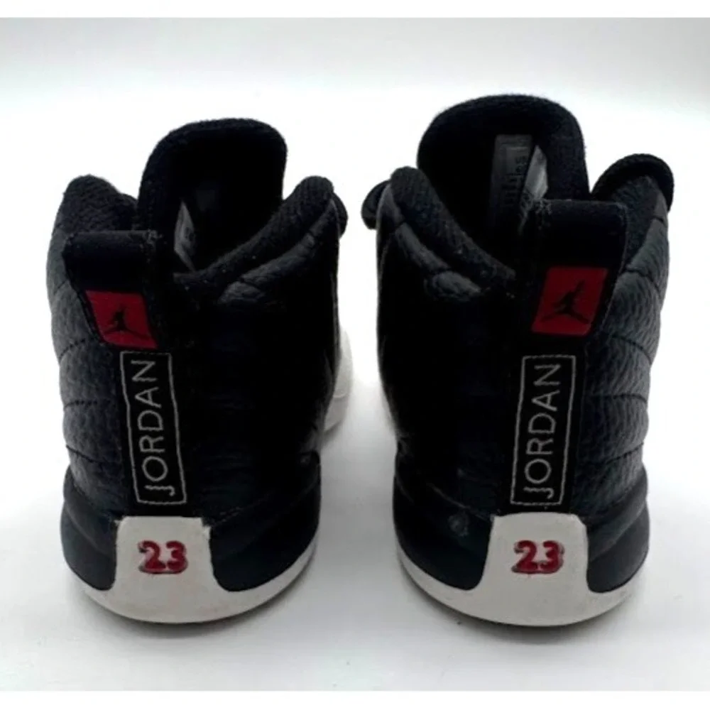Nike Air Jordan 12 Retro TD Black White Cherry Toddler US 6C 850000-006